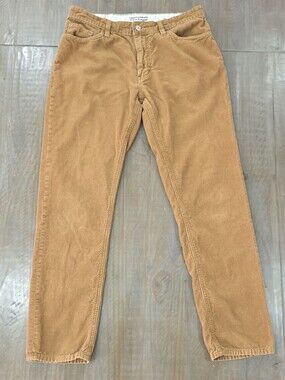 Denver Hayes Vintage Men's Slim Corduroy Pants #L0258